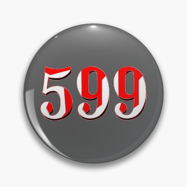 Item preview, number five hundred and ninety-nine digit 599 order sequence team member age designed and sold by 4rpixs.