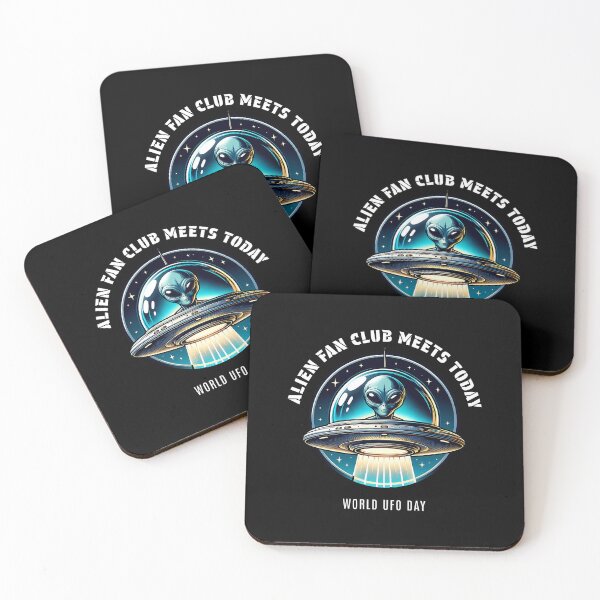 Item preview, Alien fan club meets today - World UFO Day designed and sold by Pflugart.