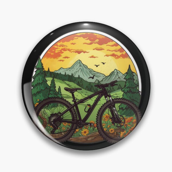 Item preview, mountain biker - MTB designed and sold by FlowersColorful.