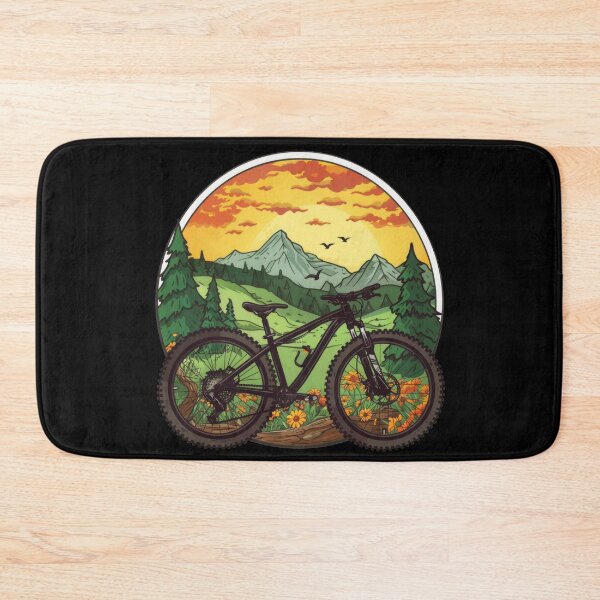 Item preview, mountain biker - MTB designed and sold by FlowersColorful.
