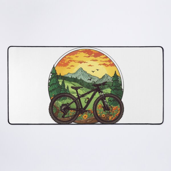 Item preview, mountain biker - MTB designed and sold by FlowersColorful.