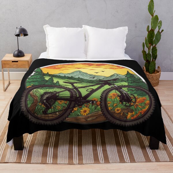 Item preview, mountain biker - MTB designed and sold by FlowersColorful.