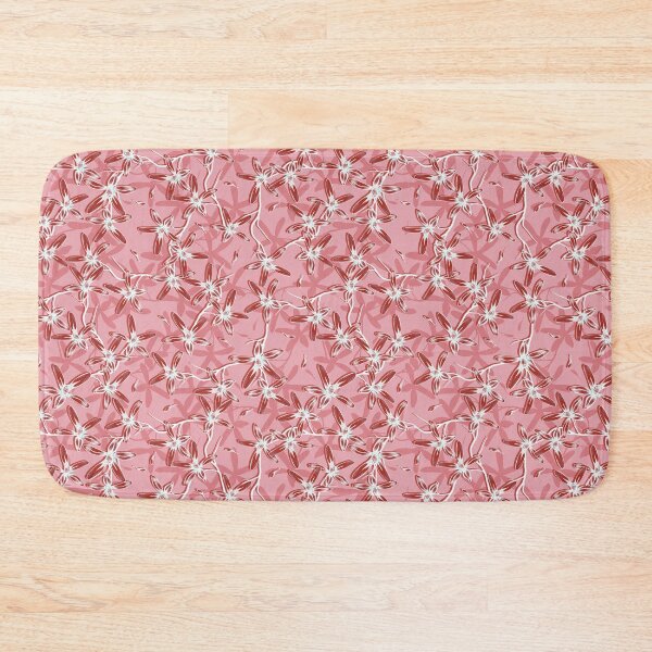 Item preview, Fig flowers, Red-white flowers on a pink background designed and sold by Alex  Blud.