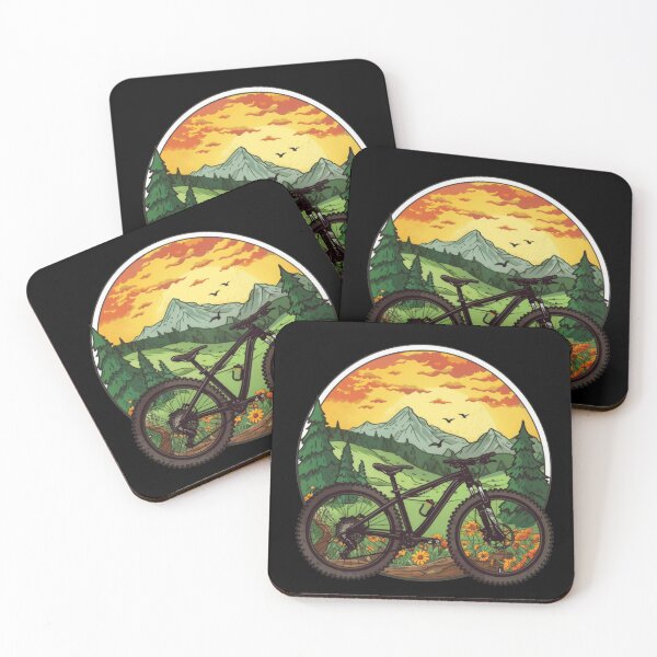 Item preview, mountain biker - MTB designed and sold by FlowersColorful.