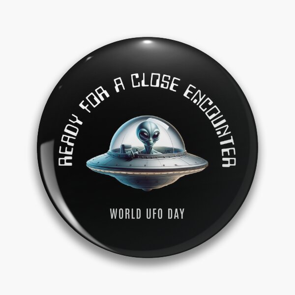 Item preview, Ready for a close encounter - World UFO Day designed and sold by Pflugart.