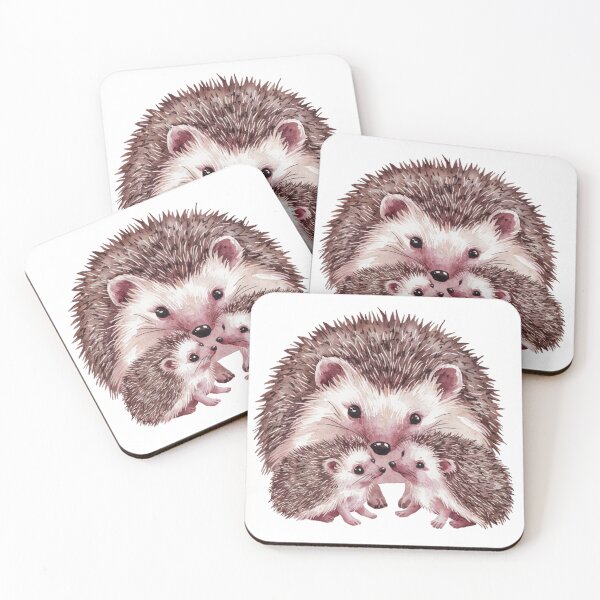 Item preview, Hedgehog mother designed and sold by WildernessTints.