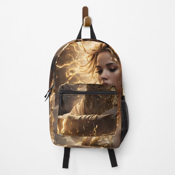 Item preview, Golden Lightning Goddess designed and sold by ByteyCreatives.