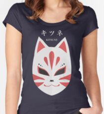 Kitsune Women's Fitted Scoop T-Shirt