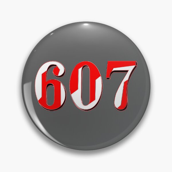 Item preview, number six hundred and seven digit 607 order sequence team member age designed and sold by 4rpixs.