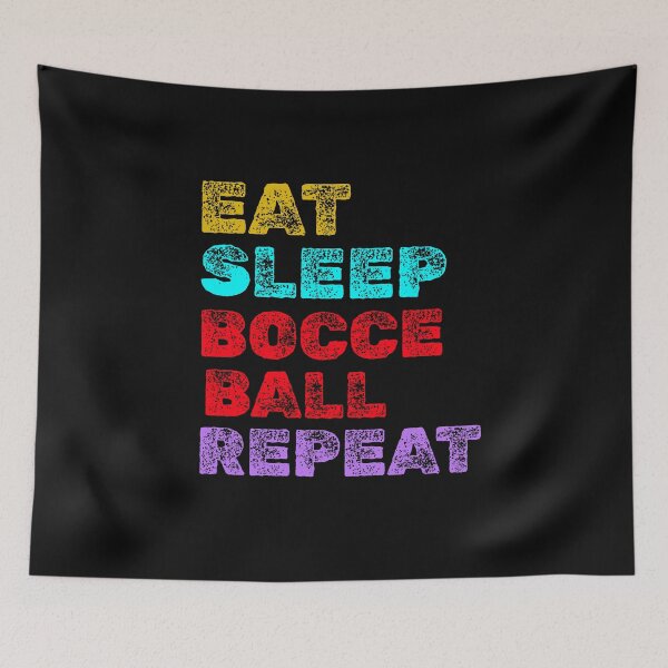 Item preview, Eat Sleep Bocce Ball Repeat designed and sold by 87-Aesthetics.