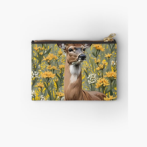 Item preview, Nebraskan White Tailed Deer Surrounded By Goldenrod 1 designed and sold by taiche.