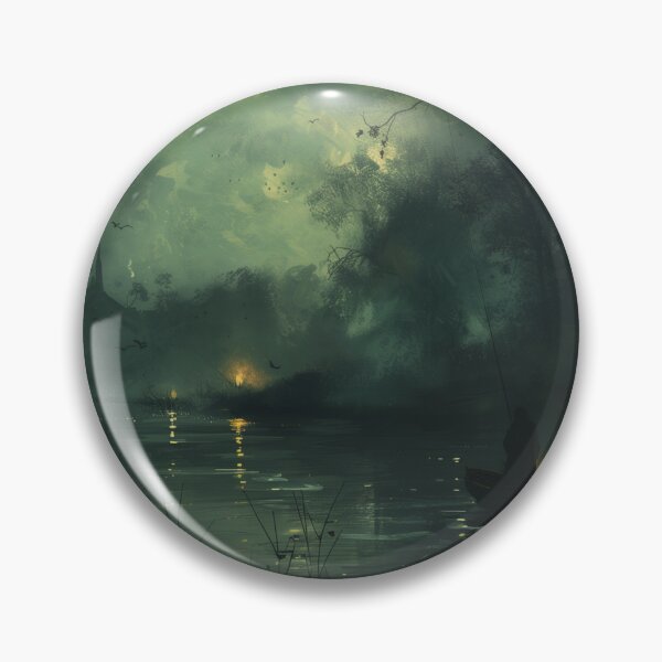 Item preview, Moonlit Fishing in a Mystic Forest designed and sold by palmyst.