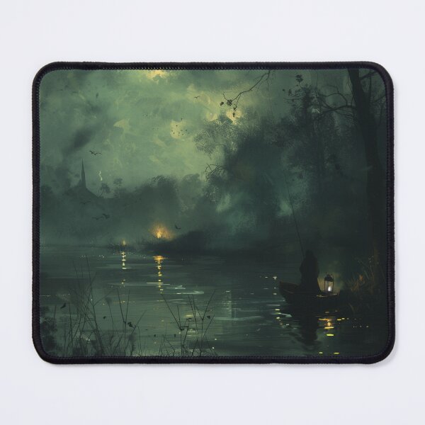 Item preview, Moonlit Fishing in a Mystic Forest designed and sold by palmyst.