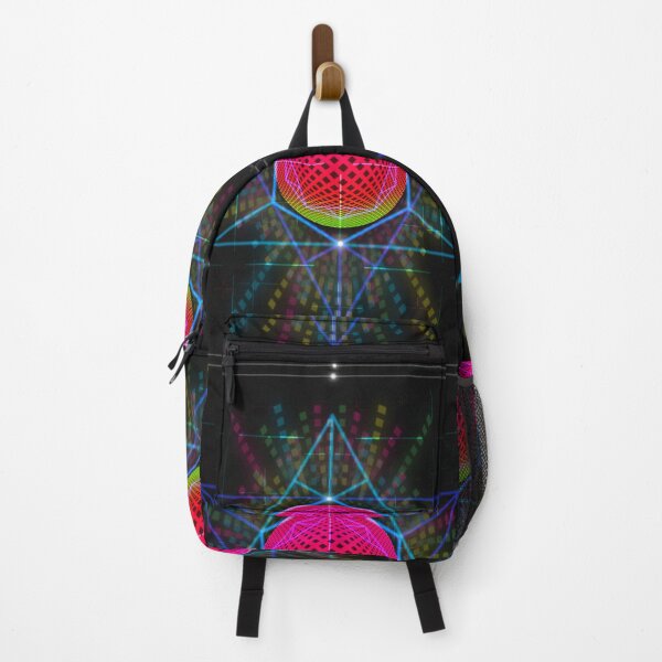 Item preview, Geometric Sphere Illusion, grid sphere retro design designed and sold by ByteMode.