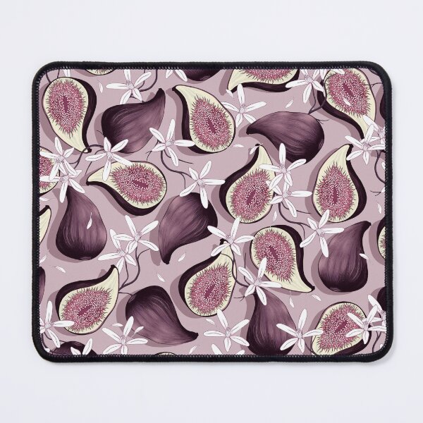 Item preview, Flowers and fruits of figs, Brown fruits on a light brown background designed and sold by Alex  Blud.