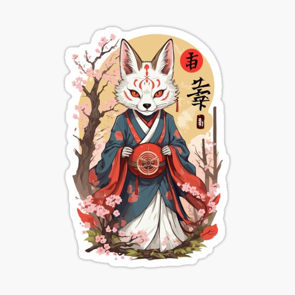 Artikel-Vorschau von Japanische Kitsune Maske Anime Kawaii Fuchsgeist, designt und verkauft von LuminOrb.