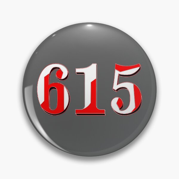 Item preview, number six hundred and fifteen digit 615 order sequence team member age designed and sold by 4rpixs.