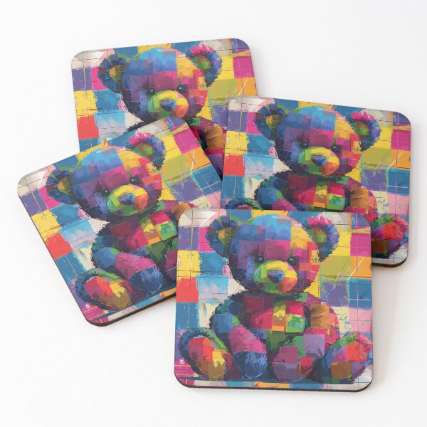 Item preview, Patchwork Palette Teddy Bear designed and sold by palmyst.