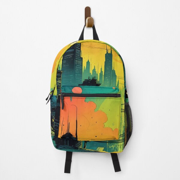 Item preview, Sunset Glow Cityscape designed and sold by ByteyCreatives.