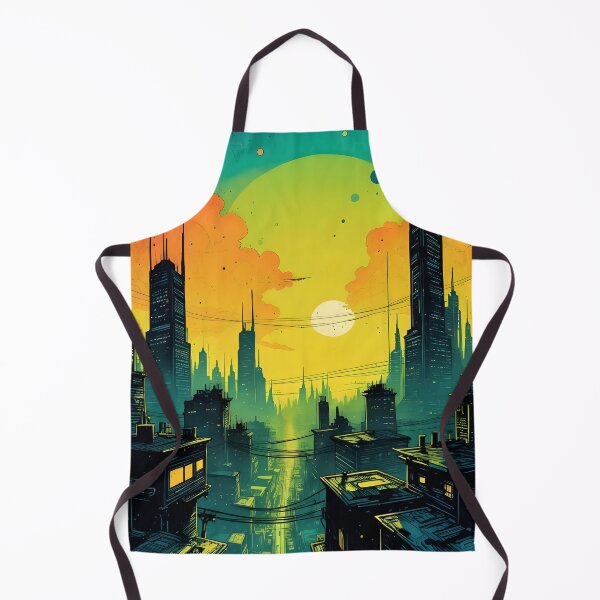 Item preview, Sunset Glow Cityscape designed and sold by ByteyCreatives.