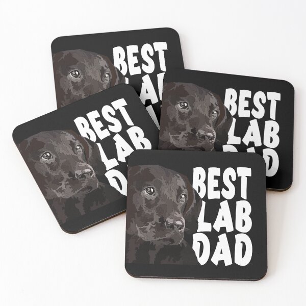 Item preview, Best Lab Dad Chocolate Labrador designed and sold by Just-Arts-4U.