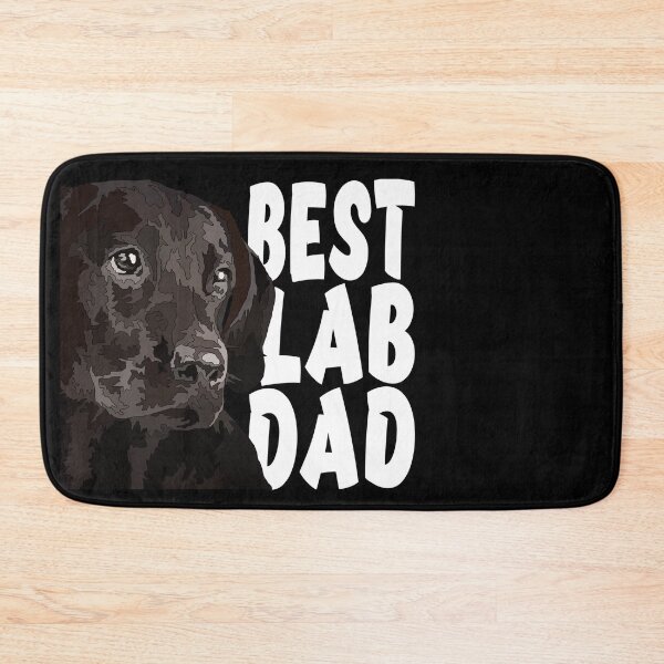 Item preview, Best Lab Dad Chocolate Labrador designed and sold by Just-Arts-4U.