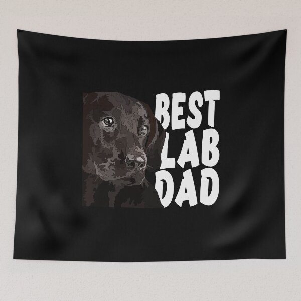 Item preview, Best Lab Dad Chocolate Labrador designed and sold by Just-Arts-4U.