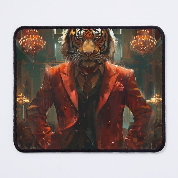 Item preview, Tiger in a Red Blazer at the Gala designed and sold by palmyst.