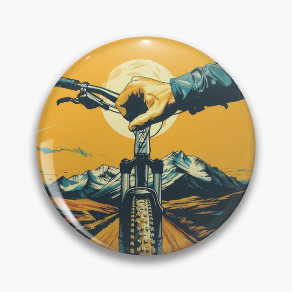 Item preview, mountain biker - MTB designed and sold by FlowersColorful.
