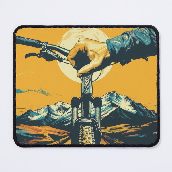 Item preview, mountain biker - MTB designed and sold by FlowersColorful.