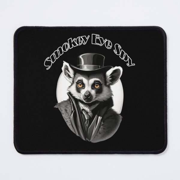 Item preview, "Smokey Eye Spy" Lemur - Vintage Film Noir Inspired Art on Various Merchandise designed and sold by LaLi-Designs.