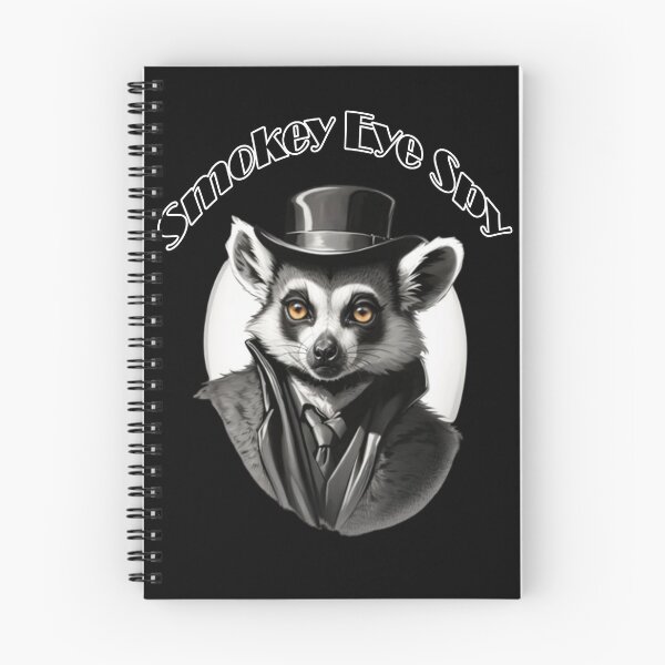 Item preview, "Smokey Eye Spy" Lemur - Vintage Film Noir Inspired Art on Various Merchandise designed and sold by LaLi-Designs.