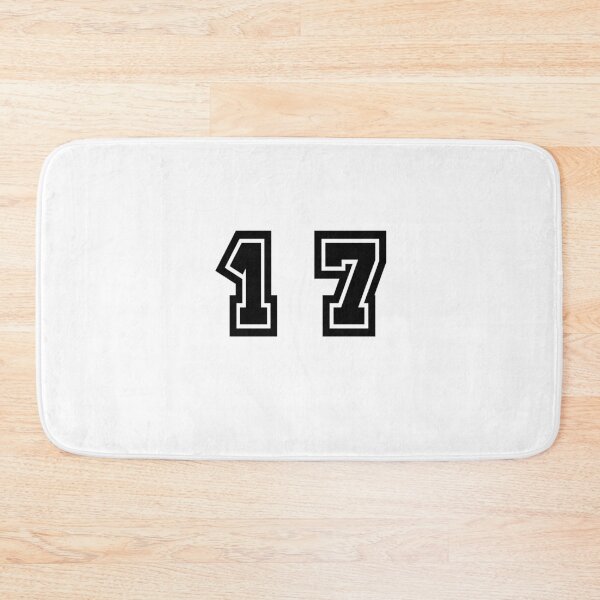 Item preview, 17, seventeen, black, sport designed and sold by Numbers-Art.