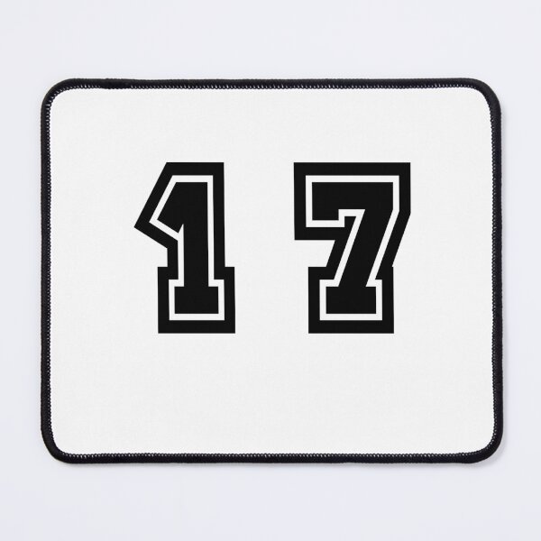Item preview, 17, seventeen, black, sport designed and sold by Numbers-Art.