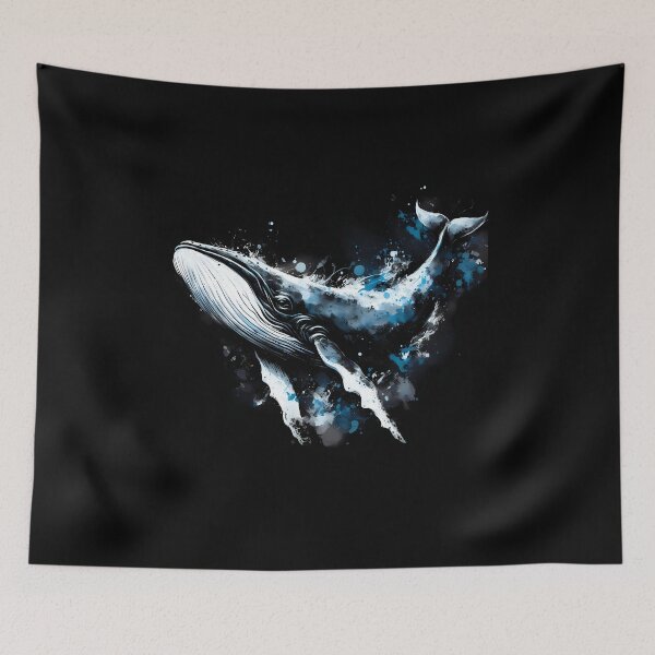 Item preview, Majestic Whale Inked Art designed and sold by ByteyCreatives.