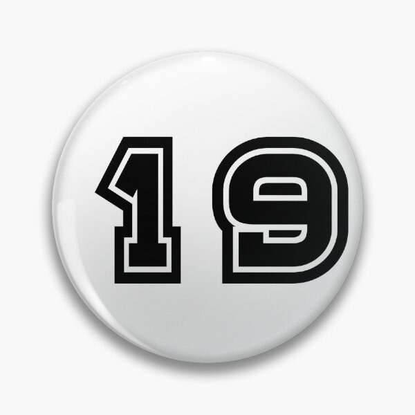 Item preview, 19, nineteen, black, sport designed and sold by Numbers-Art.