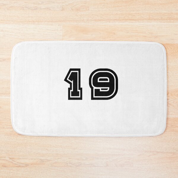 Item preview, 19, nineteen, black, sport designed and sold by Numbers-Art.
