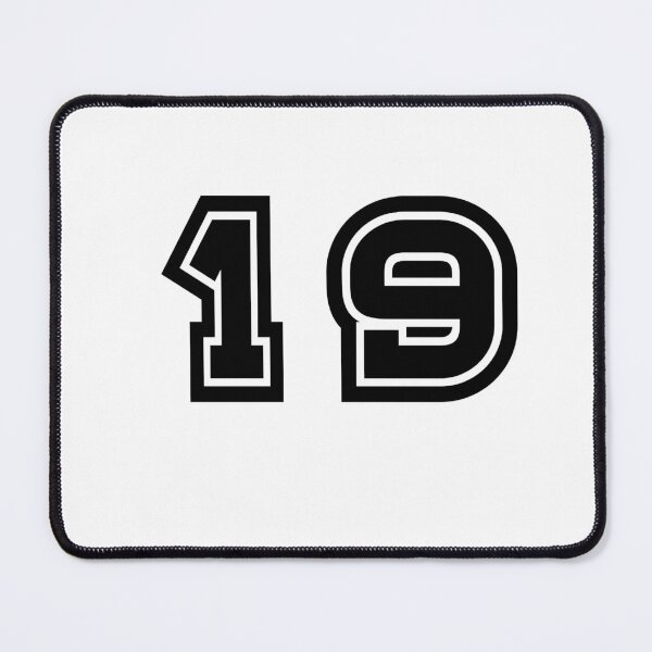 Item preview, 19, nineteen, black, sport designed and sold by Numbers-Art.