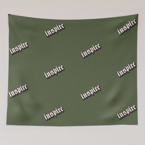 Item preview,  Cream-Colored Inspire Typography designed and sold by trepiu.