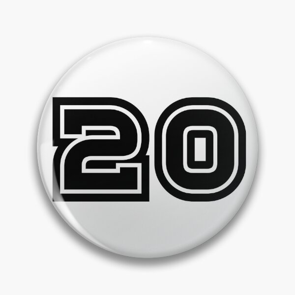 Item preview, 20, twenty, black, sport designed and sold by Numbers-Art.