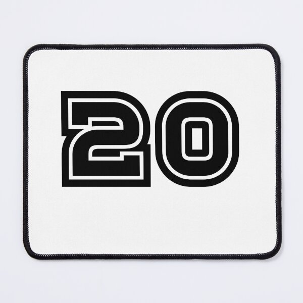 Item preview, 20, twenty, black, sport designed and sold by Numbers-Art.