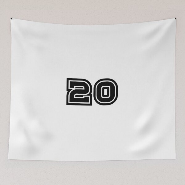 Item preview, 20, twenty, black, sport designed and sold by Numbers-Art.