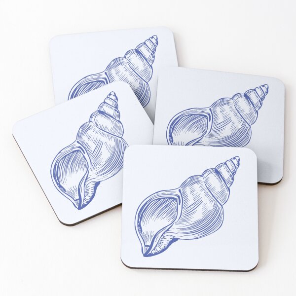 Item preview, Blue Conch Shell Beach Summer designed and sold by moonna designs.