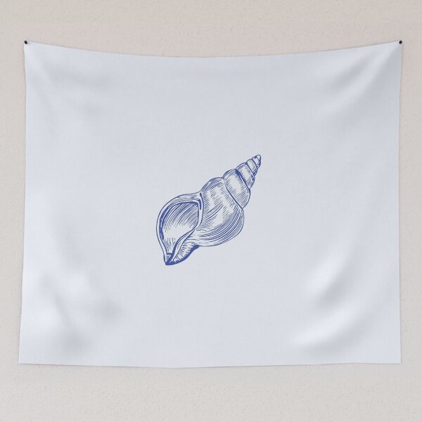 Item preview, Blue Conch Shell Beach Summer designed and sold by moonna designs.