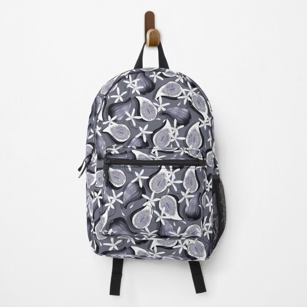 Item preview, Flowers and fruits of figs, Dark gray fruits on a dark gray background designed and sold by Alex  Blud.