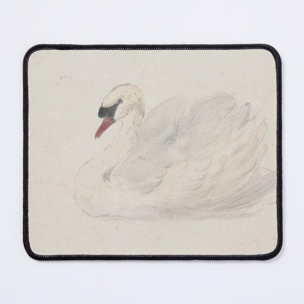 Item preview, Watercolor Neutral Swan, White Drawing Nature designed and sold by Kink Collective.