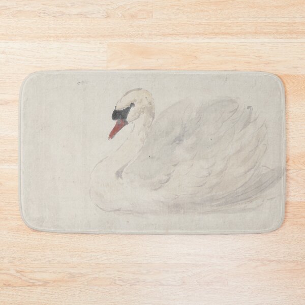 Item preview, Watercolor Neutral Swan, White Drawing Nature designed and sold by Kink Collective.