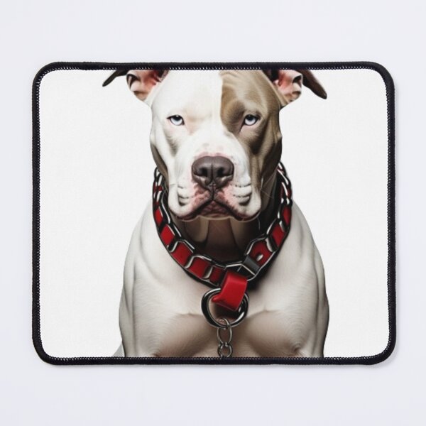 Item preview, PitBull with red collar designed and sold by smartlogo_factory.