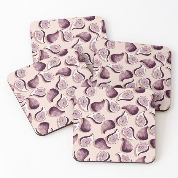 Item preview, Figs, Brown fruits on a beige background designed and sold by Alex  Blud.