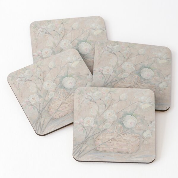 Item preview, Watercolor Neutral Still Life Flowers, White Drawing Nature designed and sold by Kink Collective.